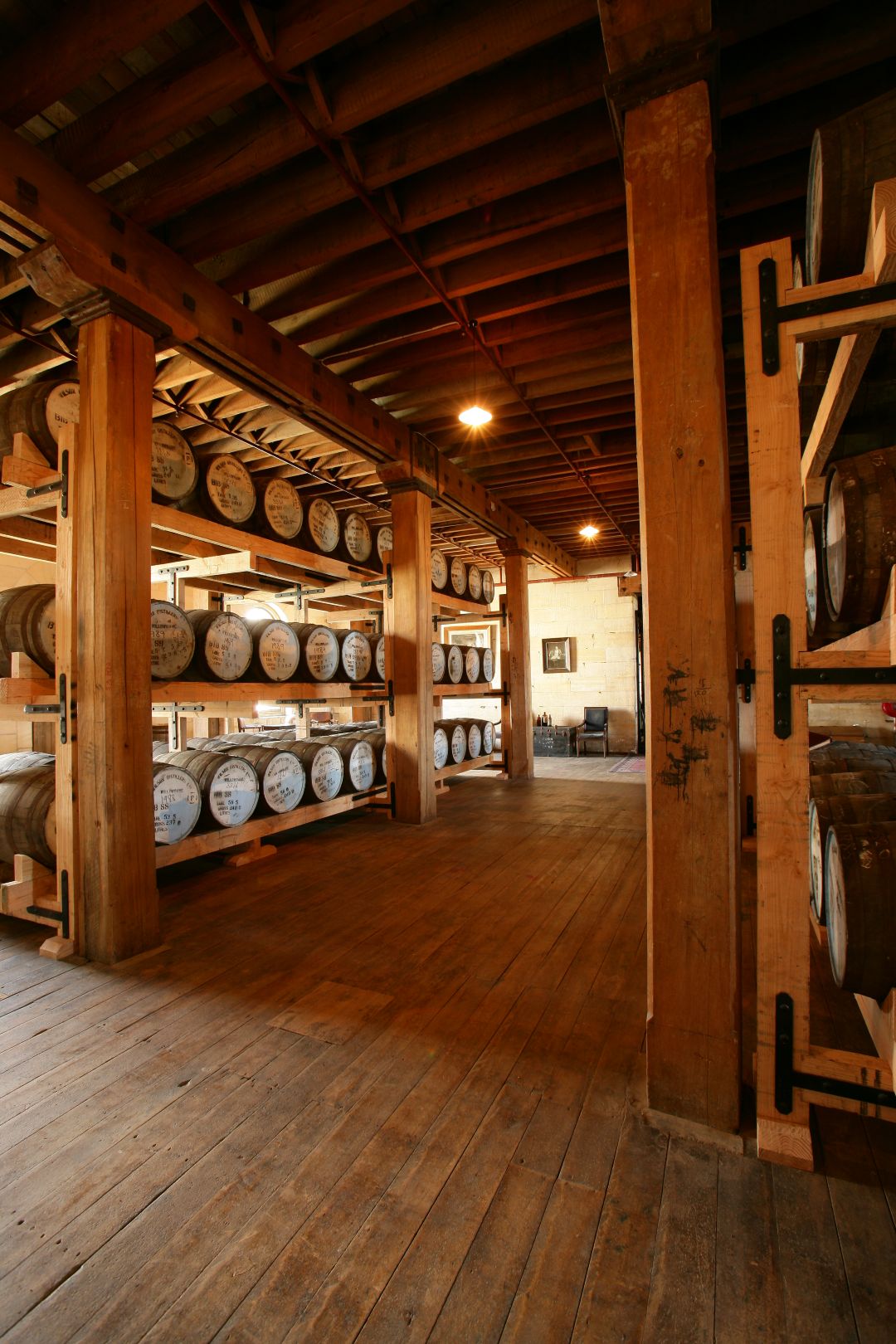 The tasting room at the Oamaru bond store