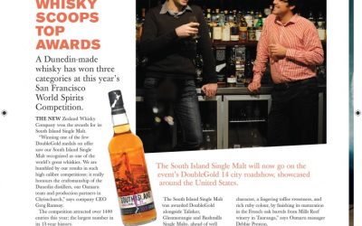 Kiwi Whisky Scoops Top Awards